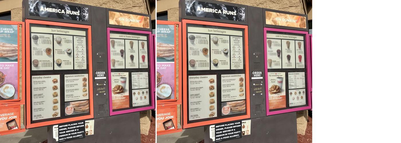 Dunkin' Menu