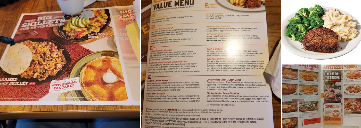 Denny's Restaurant Menu