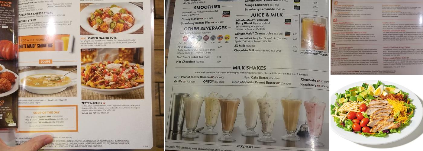 Denny's Menu