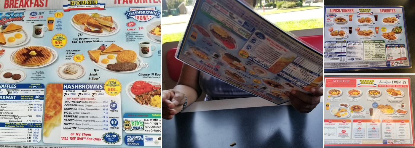 Waffle House Menu