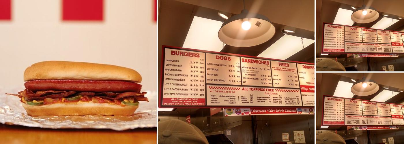 Five Guys Menu