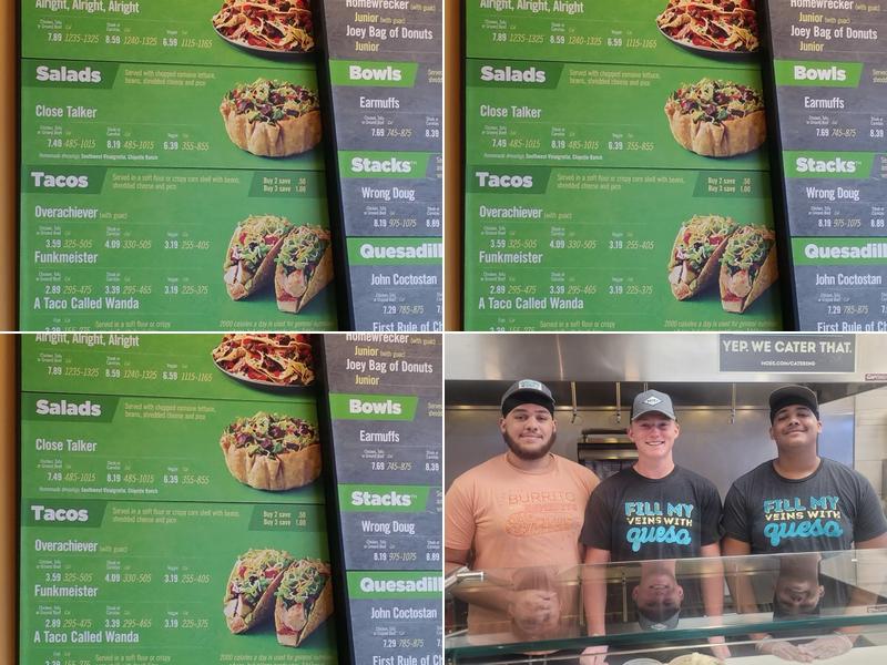 Moe's Southwest Grill Menu