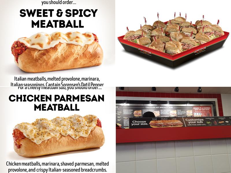Firehouse Subs Hilltop Menu