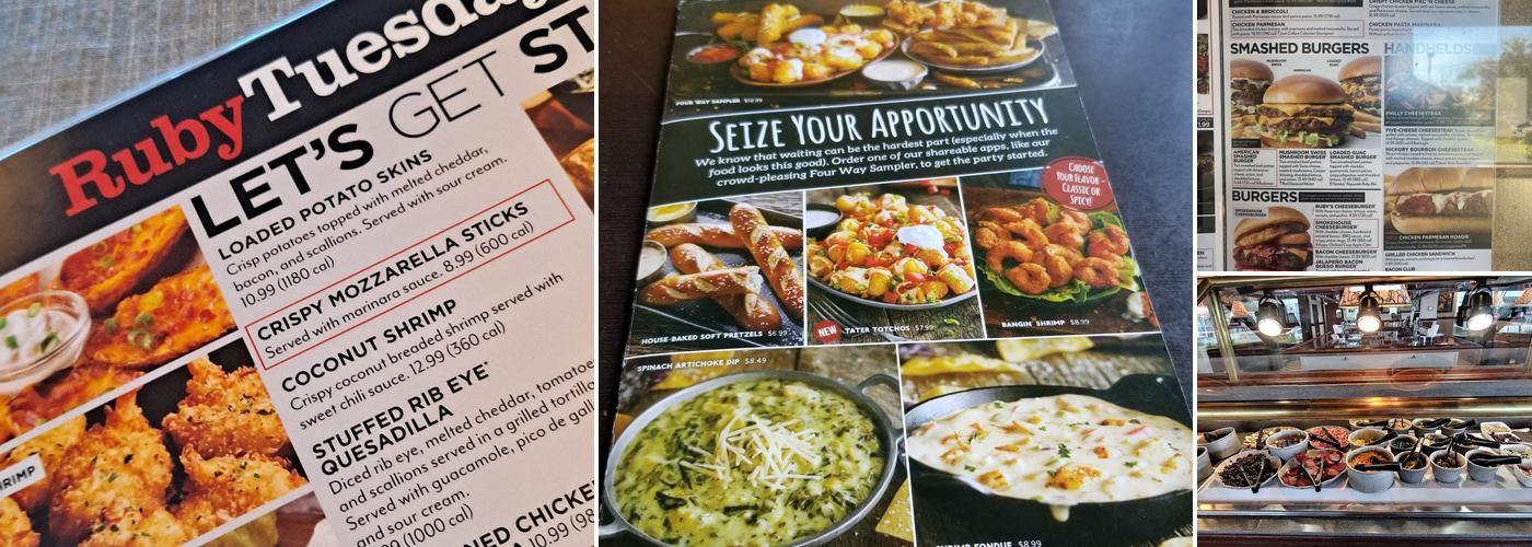 Ruby Tuesday Menu
