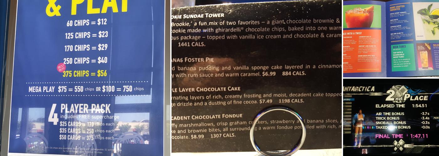 Dave & Buster's Virginia Beach Menu