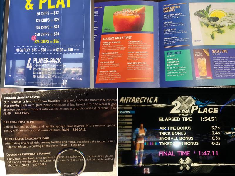 Dave & Buster's Virginia Beach Menu