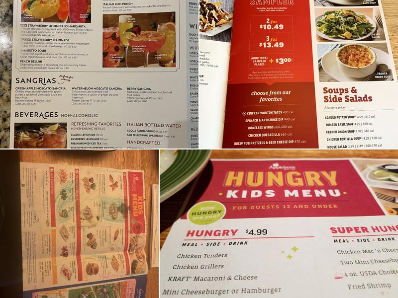 Applebee's Grill + Bar Menu