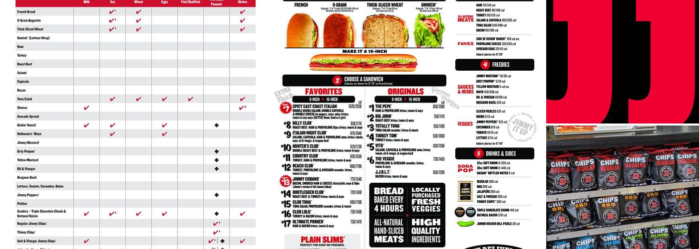 Jimmy John's Menu