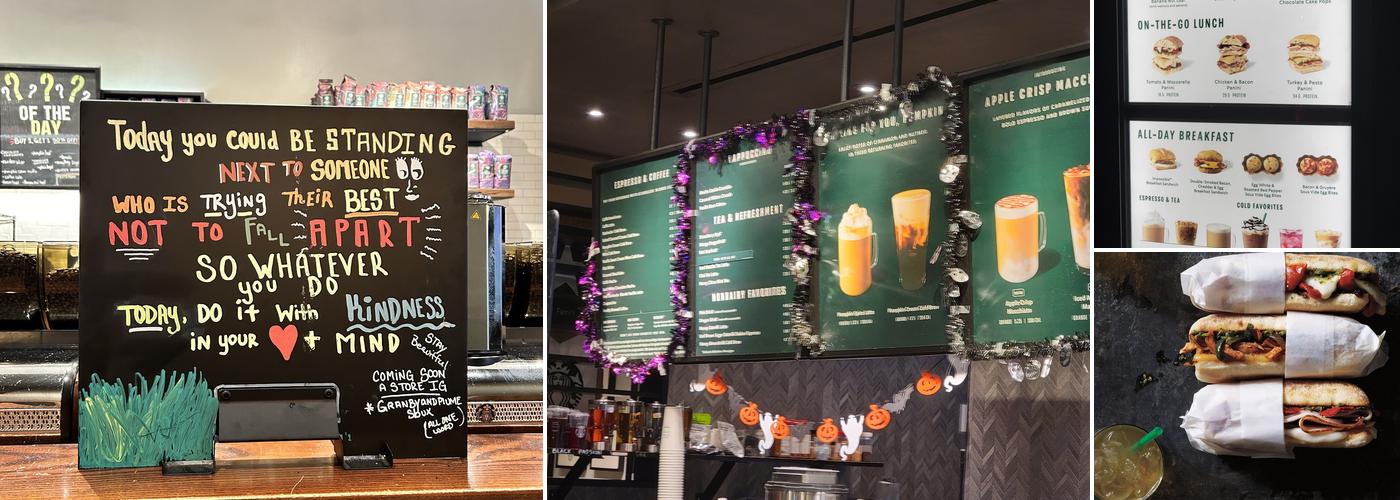 Starbucks Menu