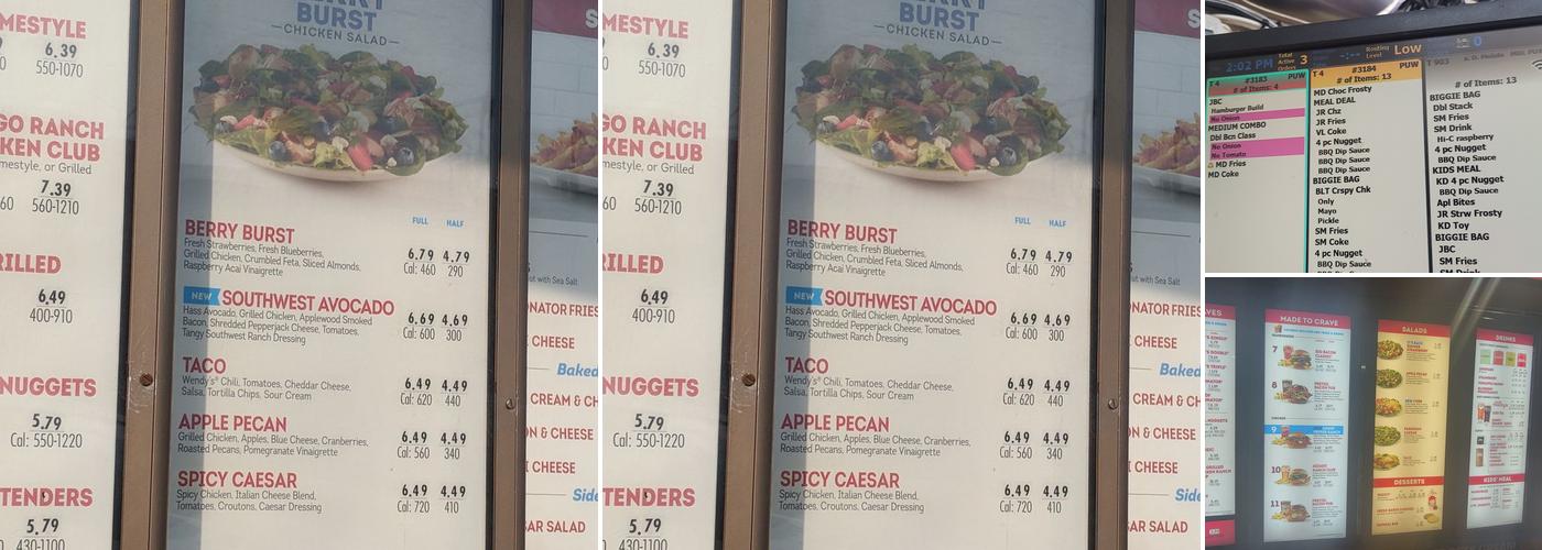 Wendy's Menu