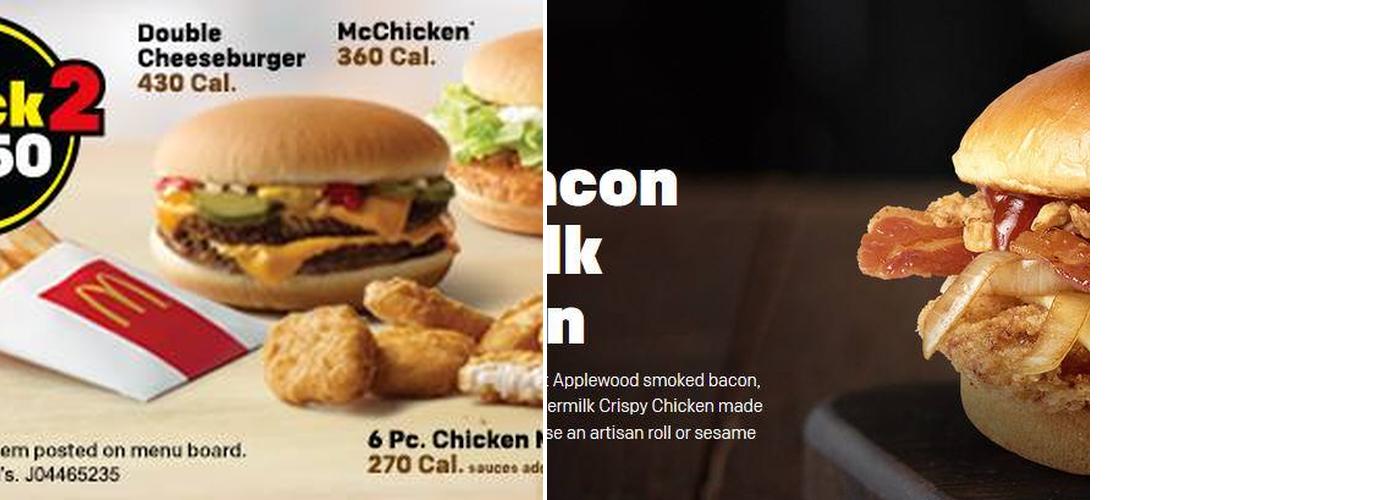 McDonald's Menu