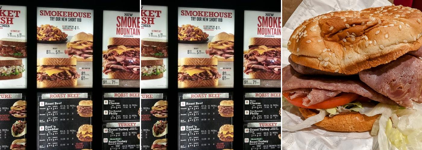 Arby's Menu
