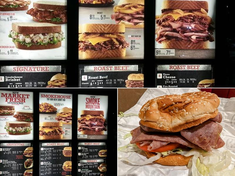 Arby's Menu