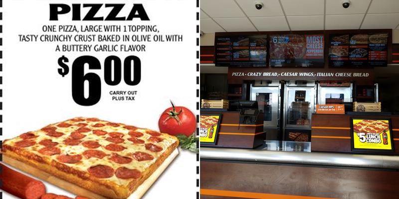 Little Caesars Pizza Menu