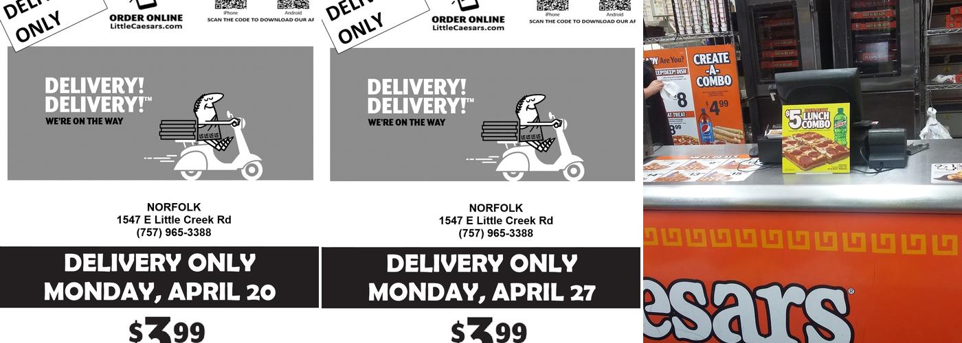 Little Caesars Pizza Menu