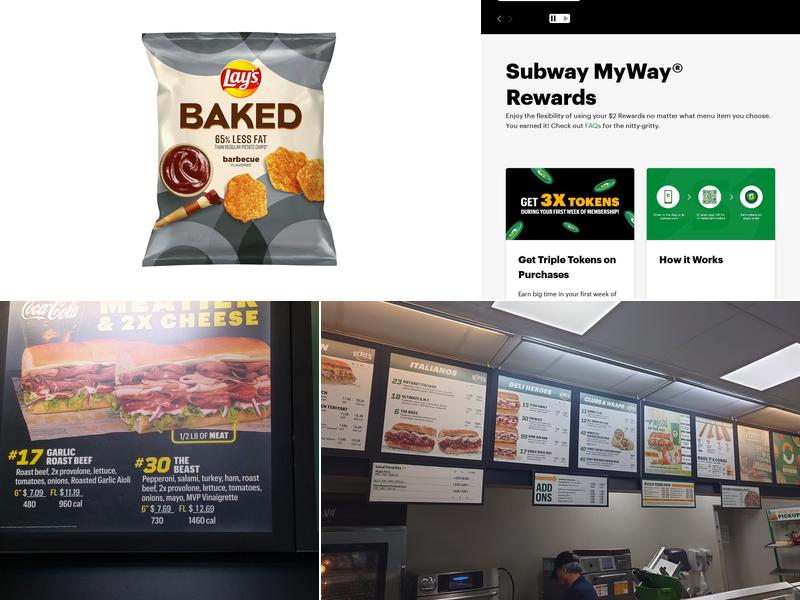Subway Menu