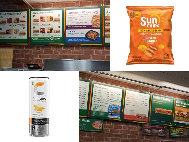 Subway Menu