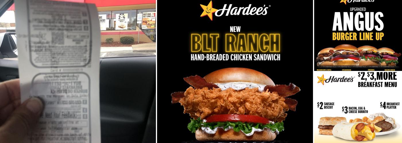 Hardee's Menu