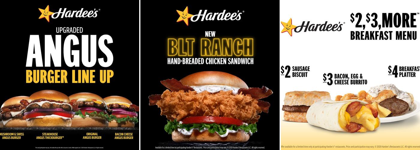 Hardee's Menu