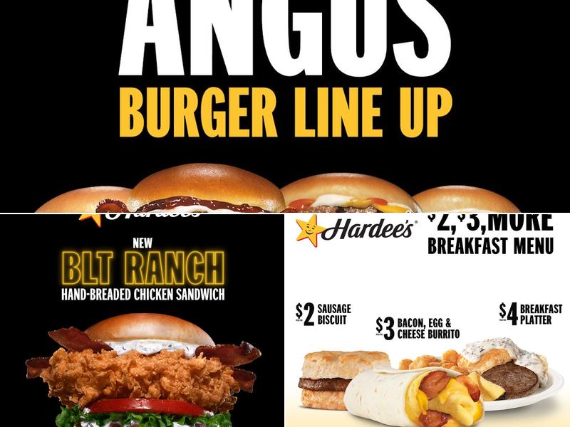 Hardee's Menu