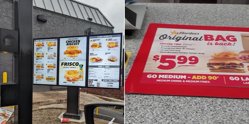 Hardee’s Menu