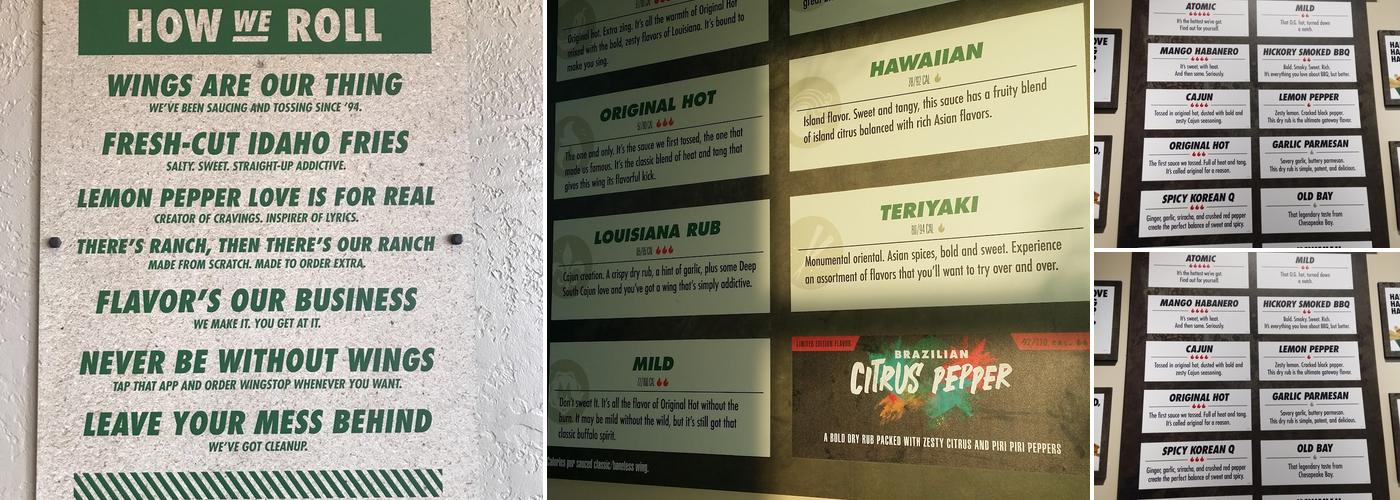 Wingstop Menu