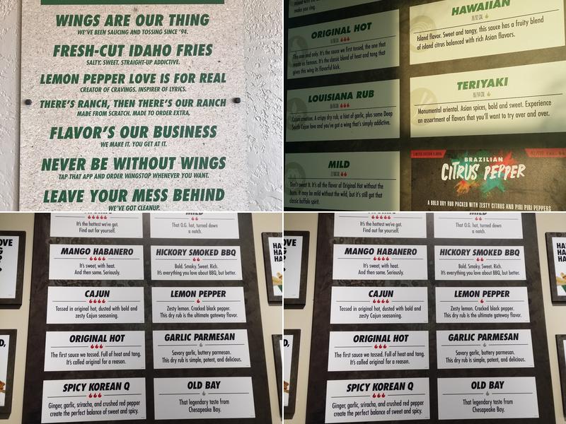 Wingstop Menu