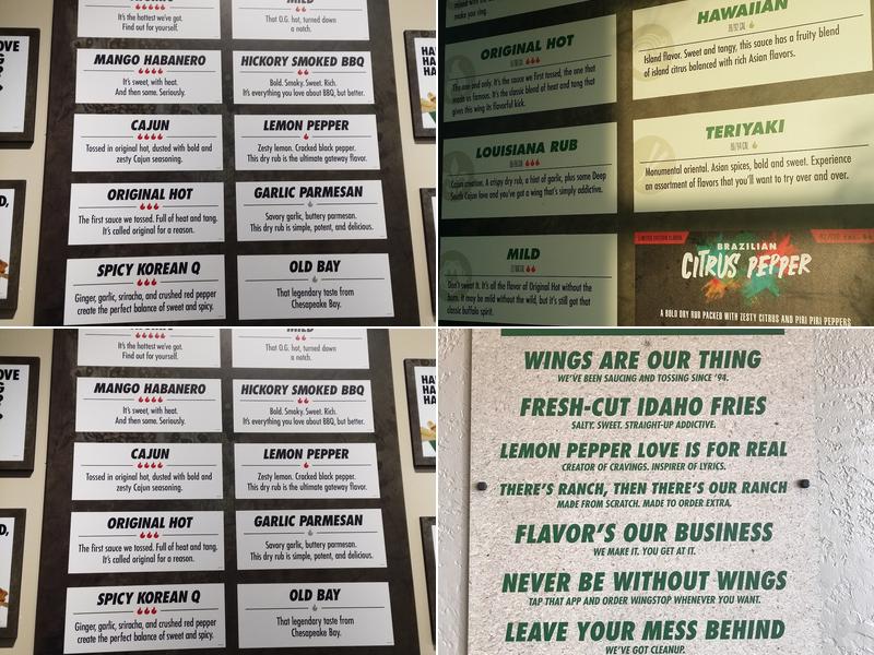 Wingstop Menu