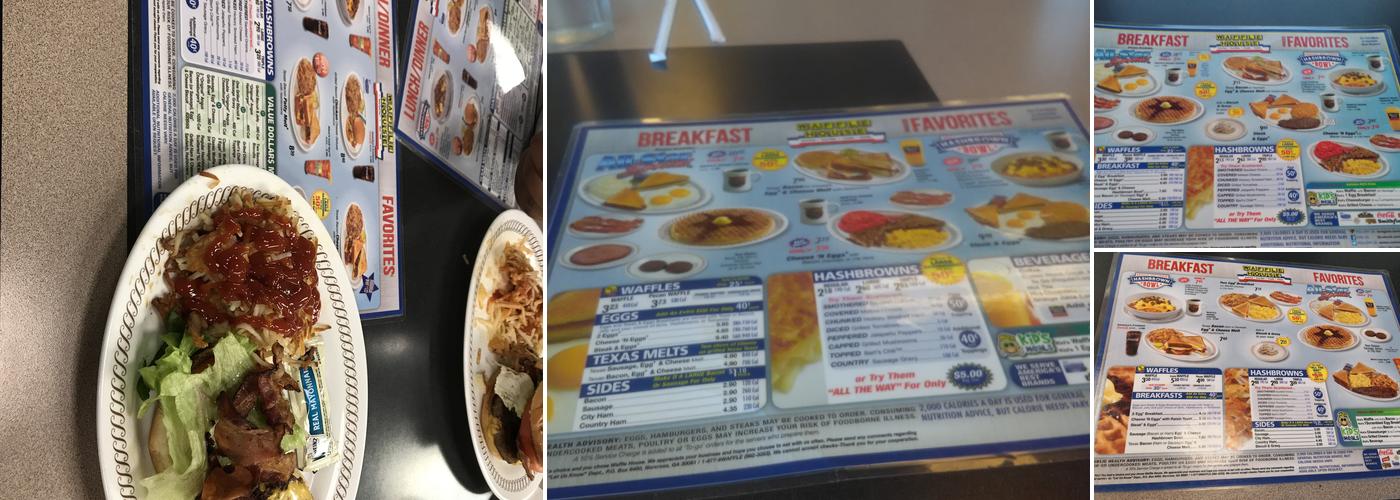 Waffle House Menu