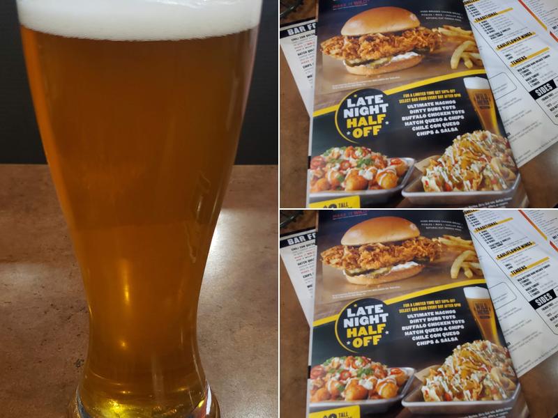 Buffalo Wild Wings Menu