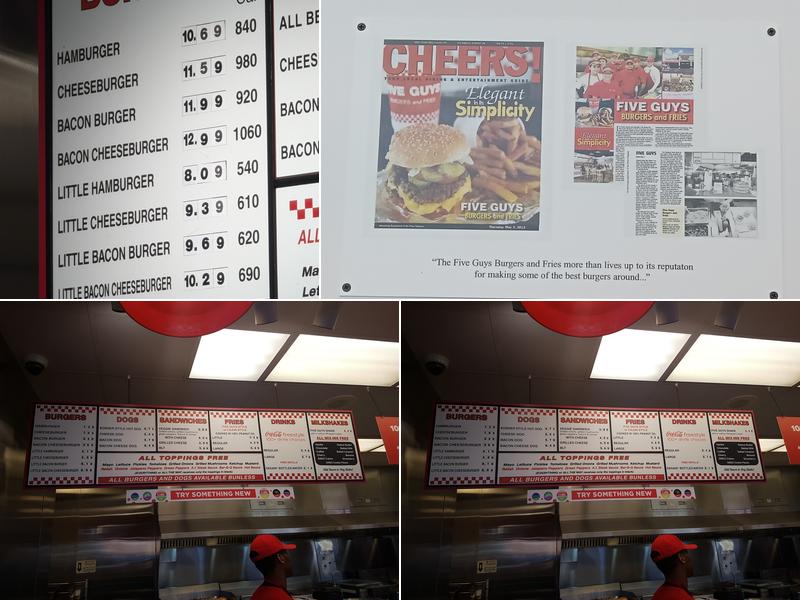 Five Guys Menu