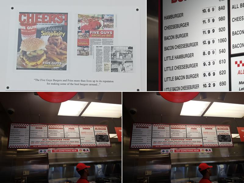 Five Guys Menu