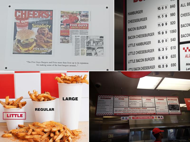Five Guys Menu
