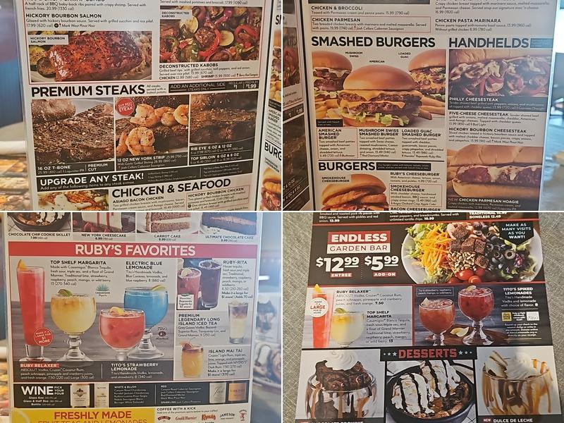 Ruby Tuesday Menu
