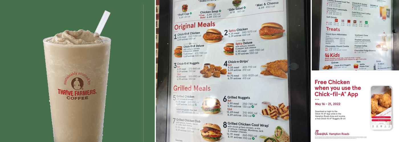 Chick-fil-A Menu