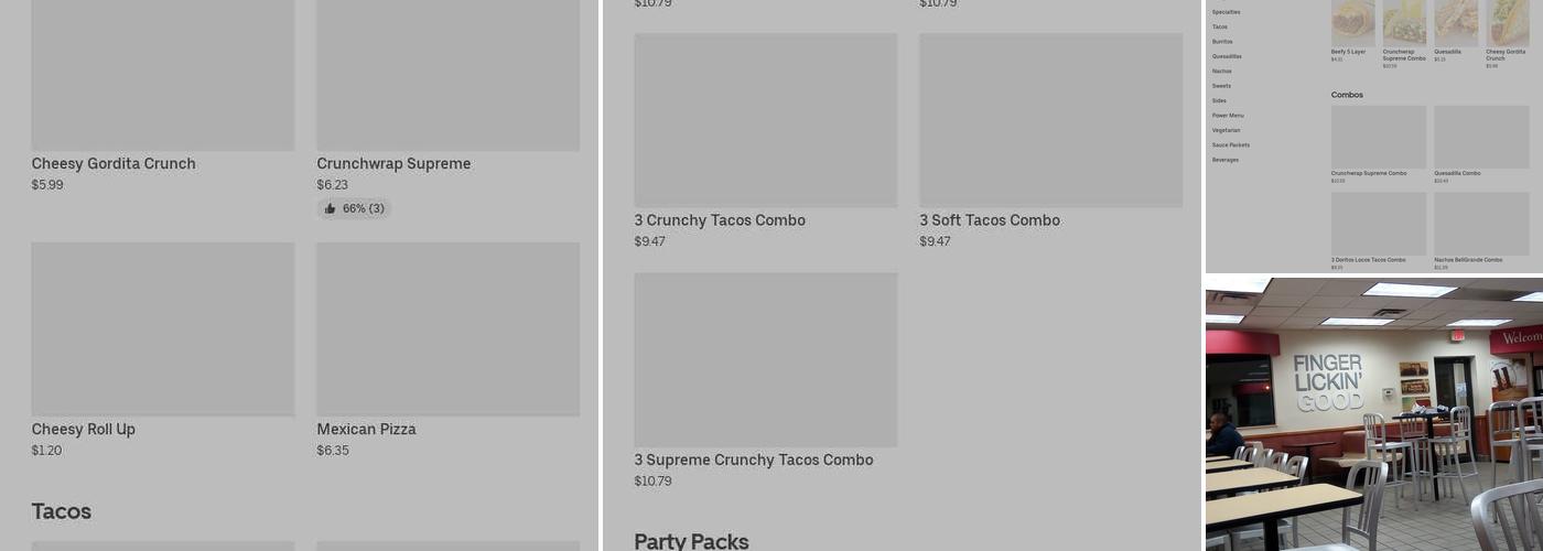 Taco Bell / KFC Menu