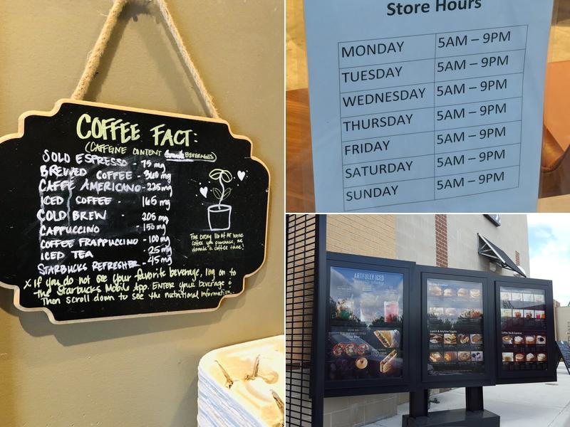 Starbucks Coffee Company Menu
