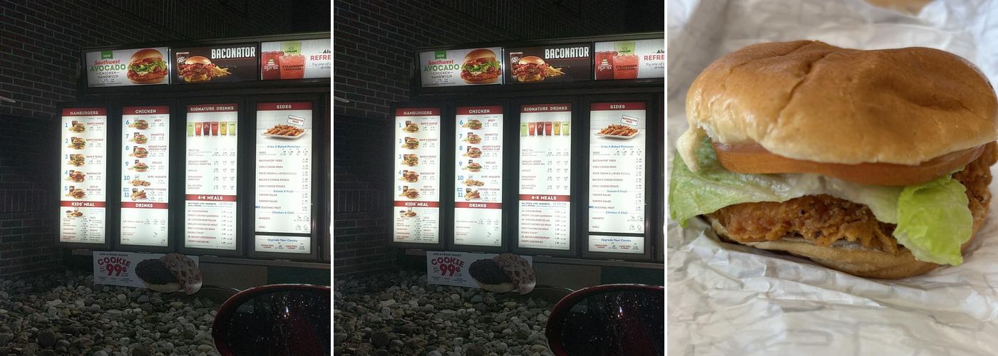 Wendy's Menu