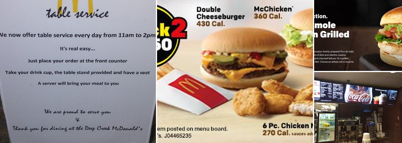 McDonald's Menu