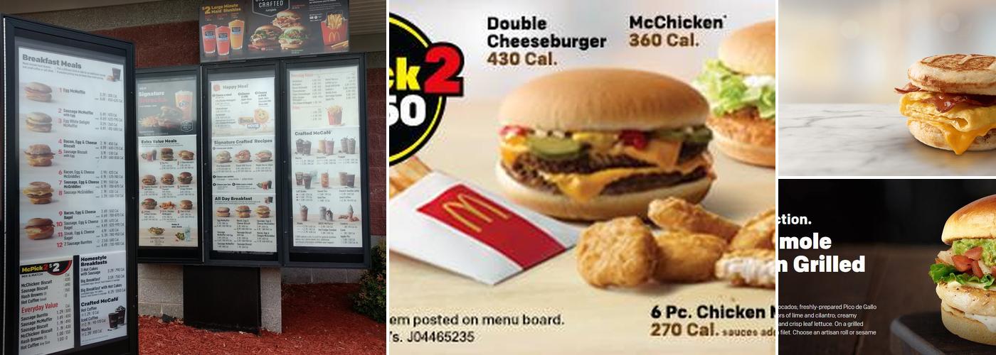 McDonald's Menu