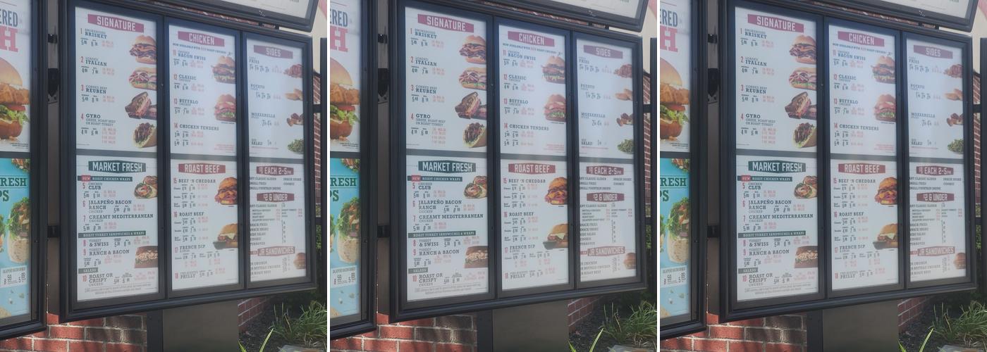 Arby's Menu