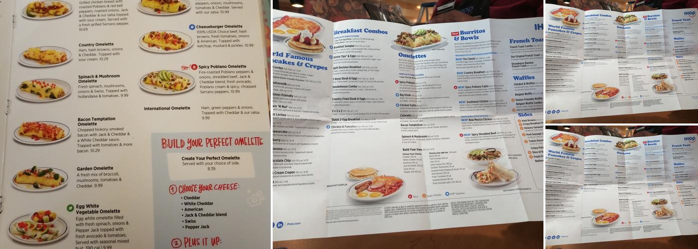 IHOP Menu