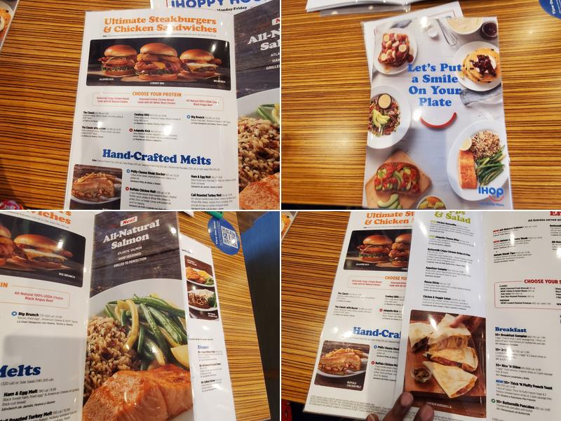 IHOP Menu