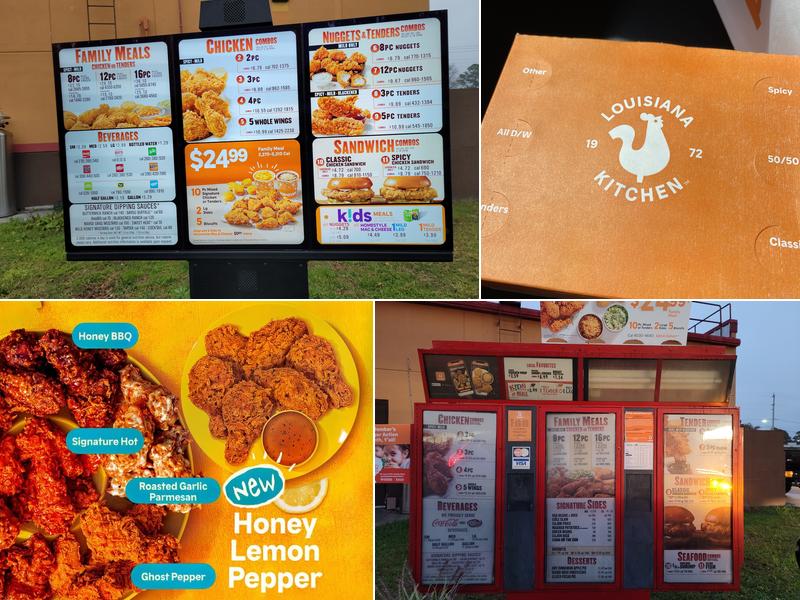Popeyes Louisiana Kitchen Menu
