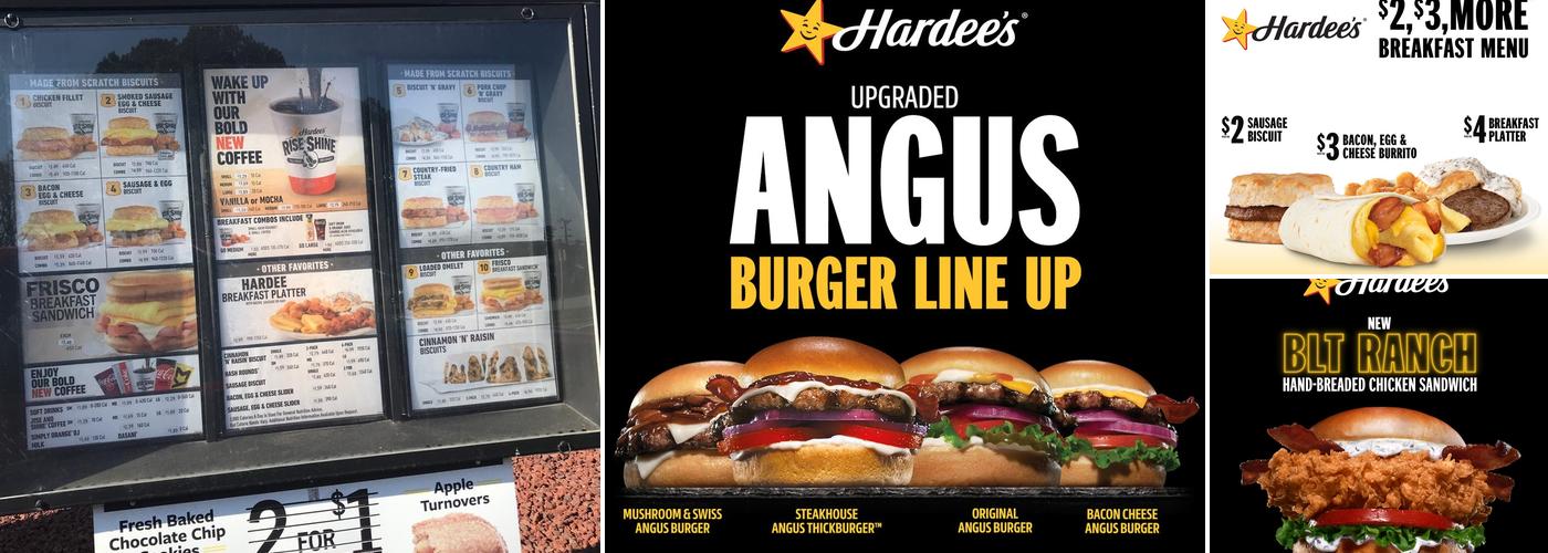 Hardee's Menu