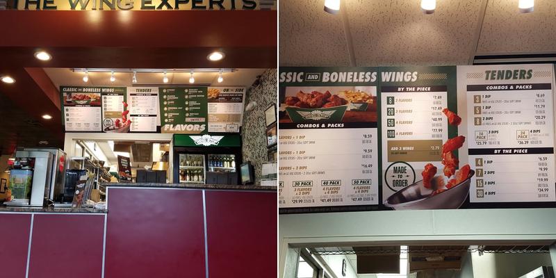 Wingstop Menu
