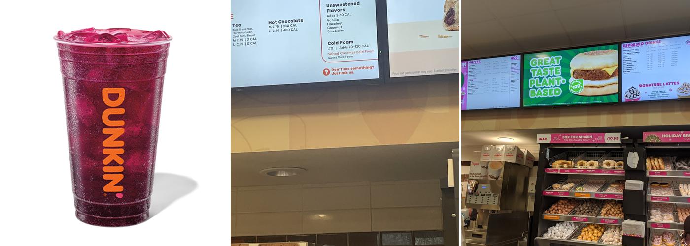 Dunkin' Menu