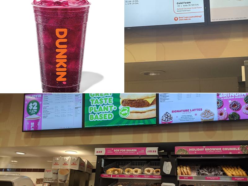 Dunkin' Menu