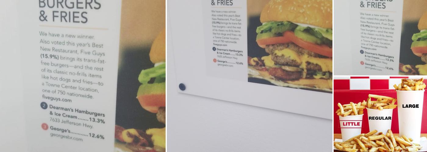 Five Guys Menu