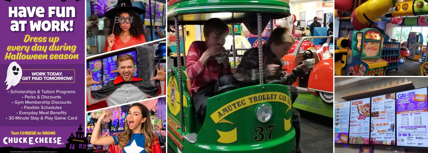 Chuck E. Cheese Menu